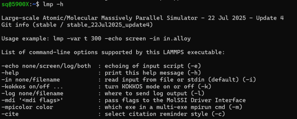 LAMMPS iinstall sucess.png